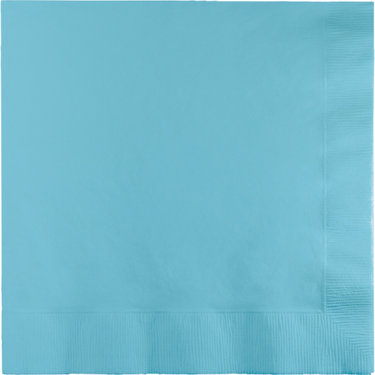 Party Central Club Pack of 600 Premium 2-Ply Pastel Blue Disposable Beverage Napkins 4.5&#x22;